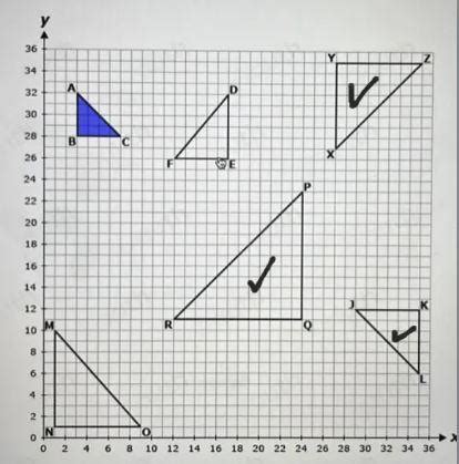 select all of the triangles that are similar to δjkl